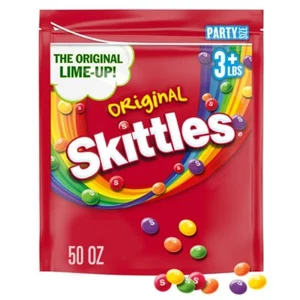 SKITTLES Original Chewy Candy, Party Size, 50 oz Bag - Picture 1 of 3