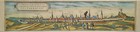 Lüneburg  seltener altkolorierter Braun und  Hogenberg Kupferstich 1580 
