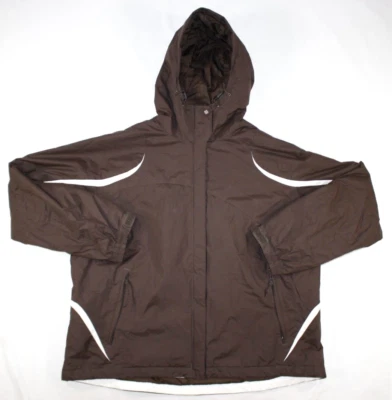 Chaqueta Columbia Para Mujer 1X Aislada Omni Tech Esquí Nieve XW5966 Marrón Foto 1 de 4