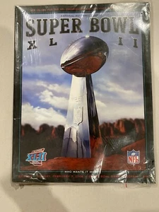 2008 NFL FOOTBALL PROGRAM SUPER BOWL XLII NEW YORK NY GIANTS ENGLAND PATRIOTS ! - Picture 1 of 1