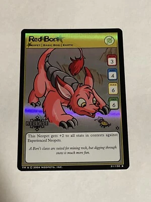 Neopets TCG Hannah And The Ice Caves Red Bori Release Promo Holo 31/150 - Image 1 of 2