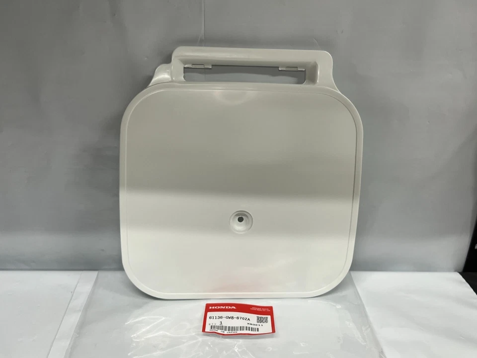NOS 88-99 HONDA Z50R Z50 Z 50 WHITE FRONT NUMBER PLATE 61136-GW8-670ZA - Imagem 1 de 4