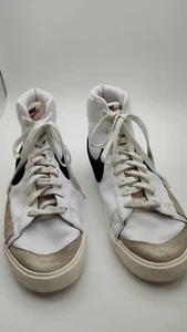 Nike Blazer Mid '77 Vintage Sneakers Shoes White/Black #BQ6806-100 Men's Size 13 - Picture 1 of 10