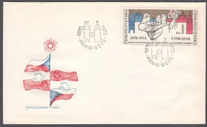 CZECHOSLOVAKIA 1975 SC#2004 FDC, Liberation by Soviet Army, 5th anniv. - Imagen 1 de 1