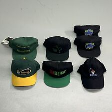 Vintage 1990s Snapback Hat Bundle/Lot, 7 Pieces, 6 snap & 1 Strap, NFL OLYMPICS