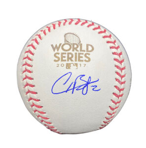 Alex Bregman Signed Autograph Baseball Houston Astros Beckett COA World Series 3