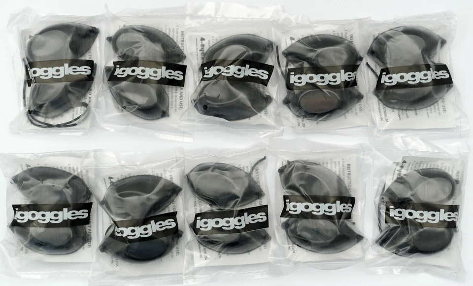 IGOGGLES 5 OR 10 Pairs Of Sunbed GOGGLES Eye Protection - Fast Same Day Dispatch