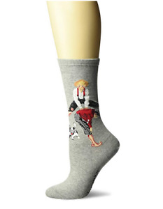 Norman Rockwell LEAPFROG Women's Crew Socks - Sock Size: 9-11