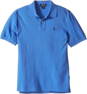 Polo Ralph Lauren Kids Boy's Basic Mesh Polo-Blue-Size:S(8) - Picture 1 of 2