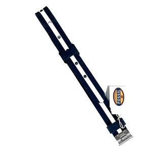 NEW ✅ - Bracelet Watch FOSSIL Silicone FTJ9020 Strip Blue White - Picture 1 of 3