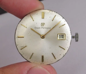 Vintage Girard Perregaux center second & date watch movement - Picture 1 of 2