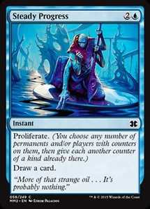 MRM ENGLISH 4x Progression r�guli�re (Steady Progress) MTG magic MM2 - Imagen 1 de 1