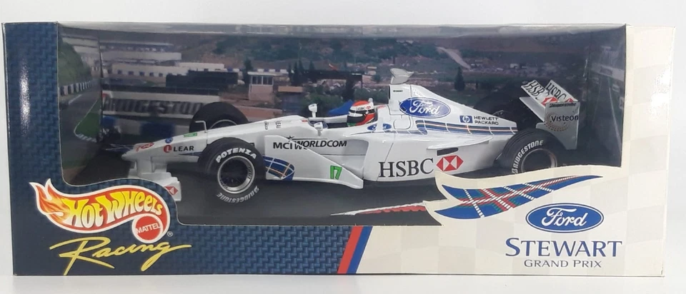 Ford F1 Stewart SF3 Johnny Herbert Scala 1:18 Mattel Hot Wheels racing - Immagine 1 di 4