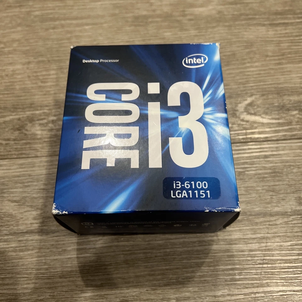 Intel 3.70 GHz Core i3-6100 3M Cache Processor BX80662I36100 LGA1151 NEW - Image 1 of 4