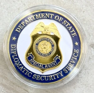 Moneda de desafío del servicio de seguridad diplomática del Departamento de Estado - Imagen 1 de 6