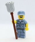 Figurine LEGO® Janitor Series 15 avec vadrouille CMF