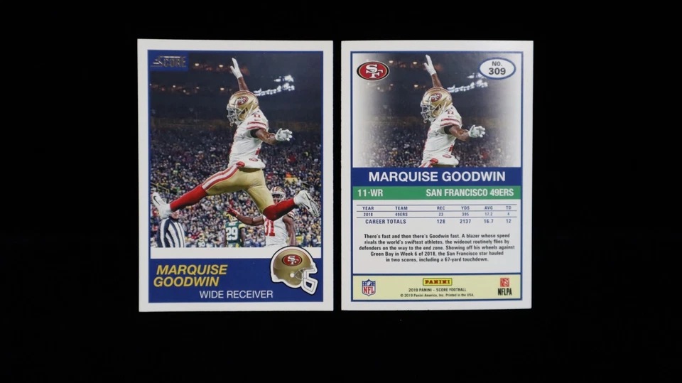 2019 Marquise Goodwin Seattle Seahawks Panini Score   #309 - Image 1 of 1