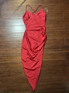 Women’s Red Windsor Satin Bodycon Dress Size XS- Brand new with Tags  - Picture 1 of 3