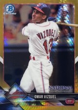 2018 BOWMAN CHROME NATIONAL CONVENTION GOLD PRIZM REFRACTORS YOU PICK 