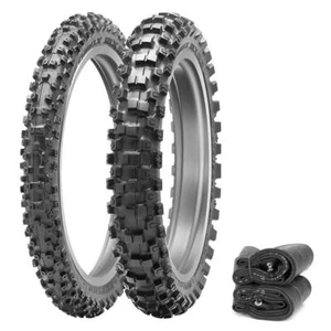 Dunlop Geomax MX53 Tires & Tubes Set Moto Motocross - Honda CR125R - 1995-2007 - Picture 1 of 1