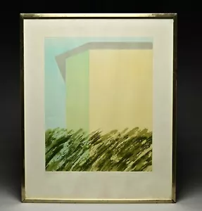 RODNEY FUMPSTON Original Vintage Signed Modern Minimalist Landscape Lithograph - Picture 1 of 12