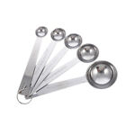 5 Pcs Measuring Spoon Spoons Stainless Steel Scoop Kitchen Accessory Food