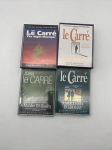 John Le Carre Audio Book Cassette Tape Bundle X4 - Imagen 1 de 5