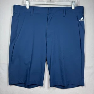 Adidas Golf Shorts Mens Blue Performance Athletic Training Activewear Sz 32 - Picture 1 of 8