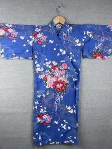 Vintage Blue Kimono Women’s Size 35 - Picture 1 of 7