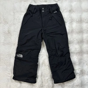 The North Face Pants Boys Size XS/6 Black HyVent Insulated Ski Snowboard - Picture 1 of 8