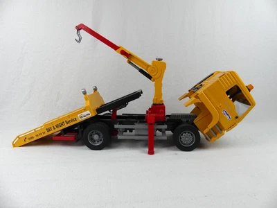 Bruder Day & Night Service Man Wrecker Tow Truck Yellow Made in Germany  - Image 1 of 4