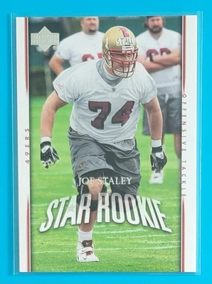 2007 Upper Deck Star Rookie #261 Joe Staley San Francisco 49ers Football Card  - Image 1 of 2