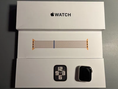 Apple Watch SE A2722 40mm 2nd Gen GPS Starlight Aluminium Boxed - Image 1 of 4