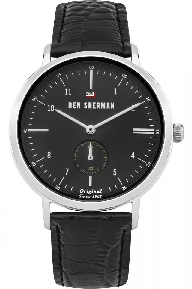 Ben Sherman Men Watch • Dylan Professional • 41mm • Quartz • 3ATM • WBS102BB - Image 1 of 4