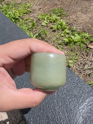 Замечательная антикварная нефритовая чашка - Изображение 1 из 4