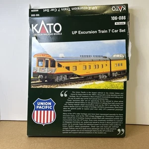 Kato 106-086 N Union Pacific Excursion Train Set (7 Stück) Neu in OVP - Bild 1 von 5