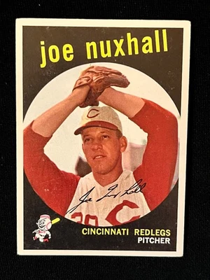 1959 Topps Joe Nuxhall No389 Cincinnati Reds Ex - Изображение 1 из 2