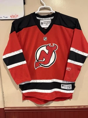 Camiseta New Jersey Devils Home Roja Reebok NHL Hockey Juvenil L/XL Foto 1 de 4