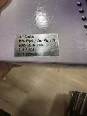 Jeff Gordon Pepsi/Star Wars 2005 1/24 color cromo ARC 1/3504 Foto 1 de 4