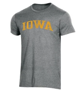 NUEVA Camiseta Champion Para Hombre NCCA Iowa Hawkeyes School Pride Grande - Imagen 1 de 2
