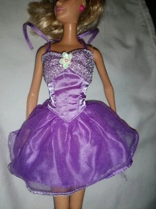Barbie Fashion Avenue Party - Purple Dress - TULLE ON SKIRT. PINK TAG - Picture 1 of 10
