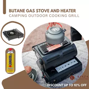 Butane Gas Can Bottle Canister BBQ Portable Camping Stove Cookers Cooker Grill - Picture 1 of 28
