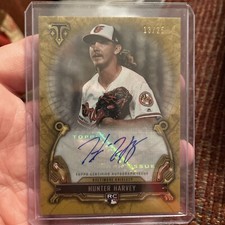 2020 Topps Triple Threads Emerald 13/25 Hunter Harvey #RAC-HH Rookie Auto RC