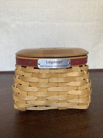 Longaberger 2005 Hostess Appreciation Basket-Heart Lid, Liner, and Protector Cover