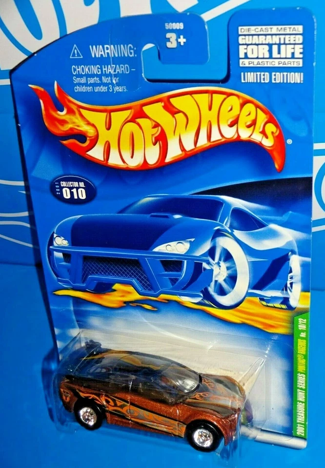 Hot Wheels 2001 Treasure Hunt Series Pontiac Rageous No. 10/12 50009