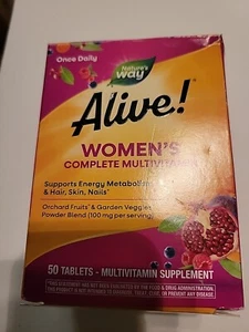 Nature's Way Alive! Women’s Complete Multivitamin 50 Tablets - Picture 1 of 1