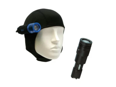 Lampe De Plongée LED Bigblue 450 Lumens Avec Capuchon CF450BK-HOOD-S - Photo 1/4