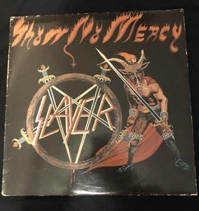Slayer – Show No Mercy LP 1983 Metal Blade MBR 1013 Silver Label CLEANED EX - Picture 1 of 4