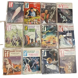 13 IF / WORLDS OF IF Digests low-grade SCIENCE FICTION - Picture 1 of 12