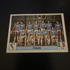 MONTREAL 76 PANINI 1976 #165 Italy Basketball Team Unstuck Italia Olympics